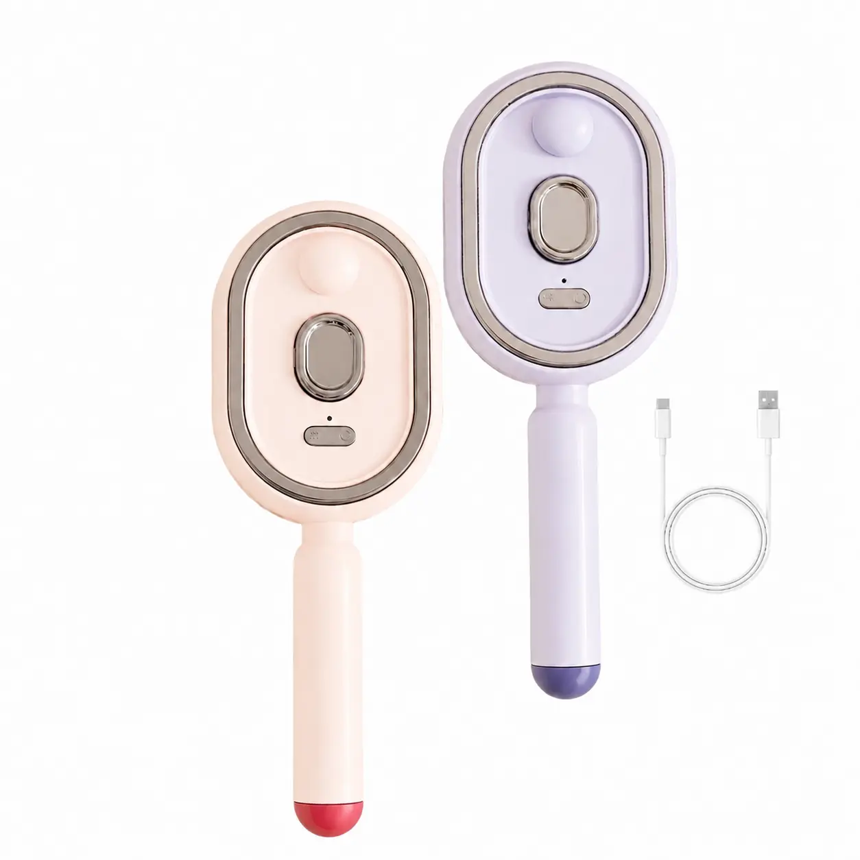 3-in -1 Electric Spray Air Cushion Massage Comb with Self-Cleaning-Nano Fine Mist Spray,Self-Cleaning Anti-Tangle,Anti-Static Volumizing Aromatherapy Comb,Essential Oil Mist Hair Care Comb