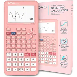 TOVO Scientific Calculator with Graphic Functions, 360+ Functions Graphing Calculator for Students, Large 3" Screen Multi-Mode Scientific Calculators for High School & College, TS-259