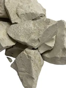 Natural Gray White Kaolin Clay, Cosmetic & Edible Grade, Slightly Sticky Raw Clay Chunks, 7 oz (200g)