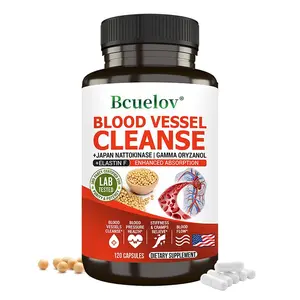 Bcuelov Blood vessel cleanise Health Supplement - Supports cardiovascular health, supports blood circulation,120 Capsules