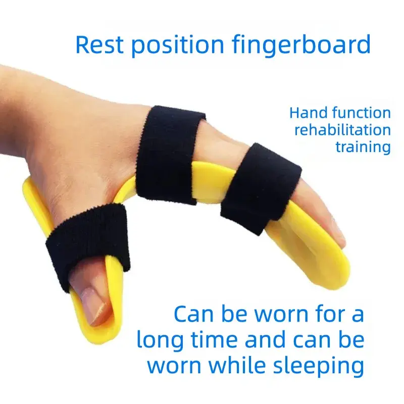 Fingerboard Compression Sleeves - Perforated Breathable ABS Plastic Finger Corrector with Adjustable Velcro Nylon Straps, Ergonomic Secure Comfortable Lightweight Wrap, Prop 65 Safe Tool for Spasm Deformity Relief & Hand Recovery Support, Perforated Venti