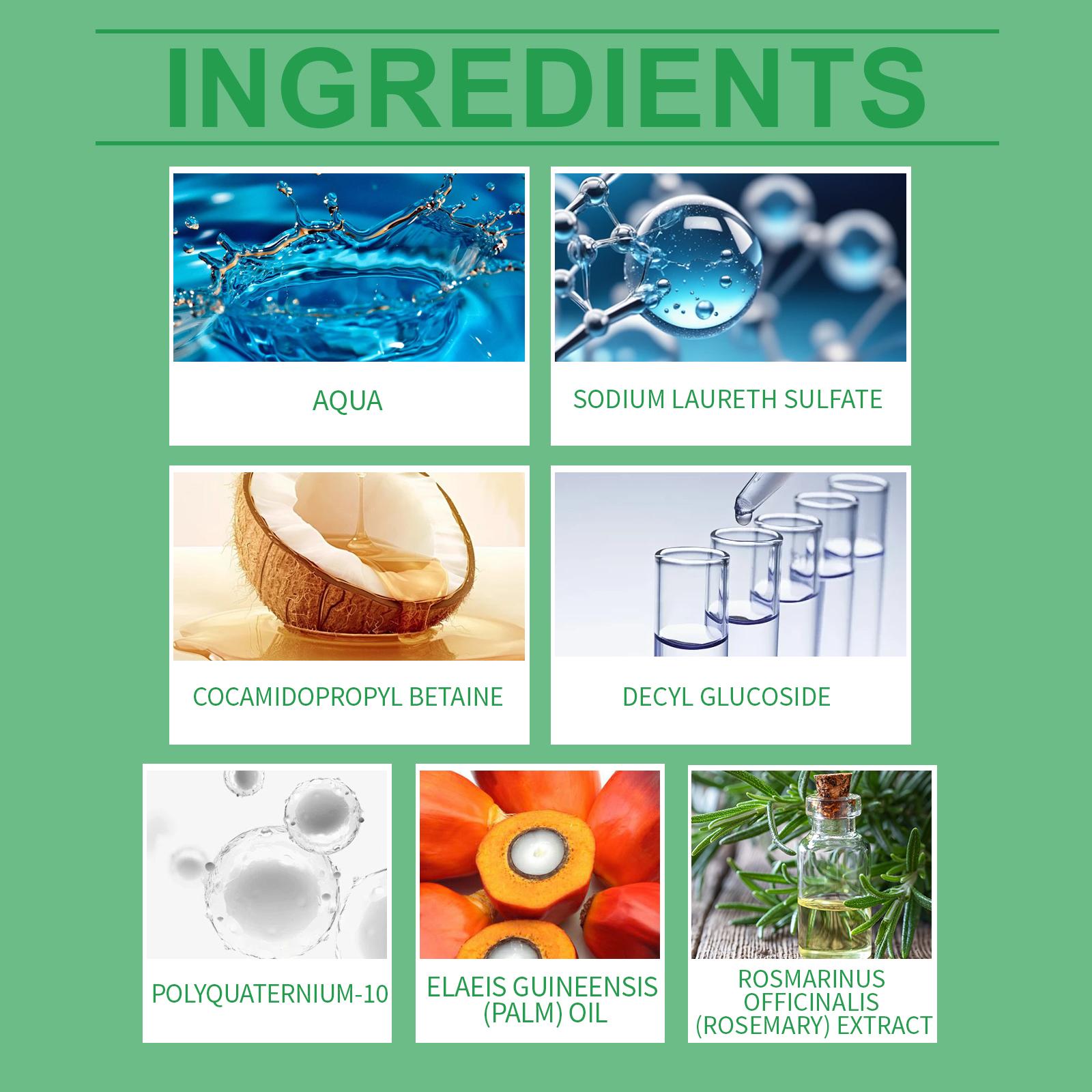 Hoegoa Batana Oils Shampoo with Rosemary Extract - 100ml - Gentle Cleanser for All Hair Types - Nourishes & Softens Hair - Strengthens Scalp