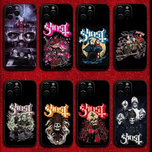 G-Ghost Heavy Metal Band Phone Case For iPhone17 Pro Max Air, 16,15,14,13,12,11,Pro,X,XS,Max,XR,Plus,Mini & Samsung Galaxy S25 Ultra S24 S23 S22 S21 Plus Soft Black Cover