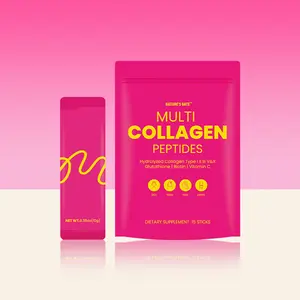 Multi-Collagen Peptide Powder – Type I, II & III Collagen for Skin, Hair, Nails & Joint Support – Non-GMO, Paleo & Keto Friendly – 10g Protein per Serving"