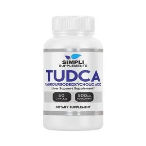 TUDCA 500mg per Serving | 60 Capsules (30 Day Supply) | Tauroursodeoxycholic Acid for Your Liver | Powerful Tudca Supplement