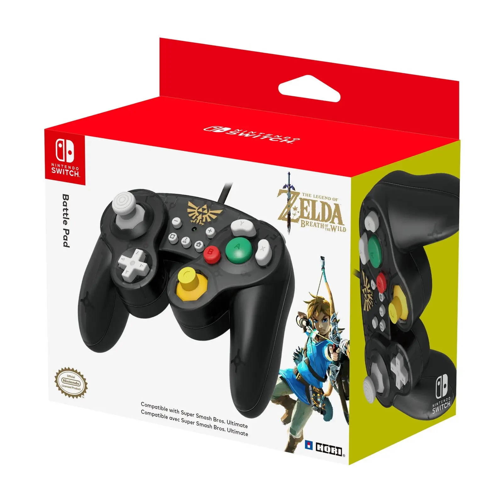 HORI Nintendo Switch Battle Pad (Zelda) GameCube Style Controller - Nintendo ...