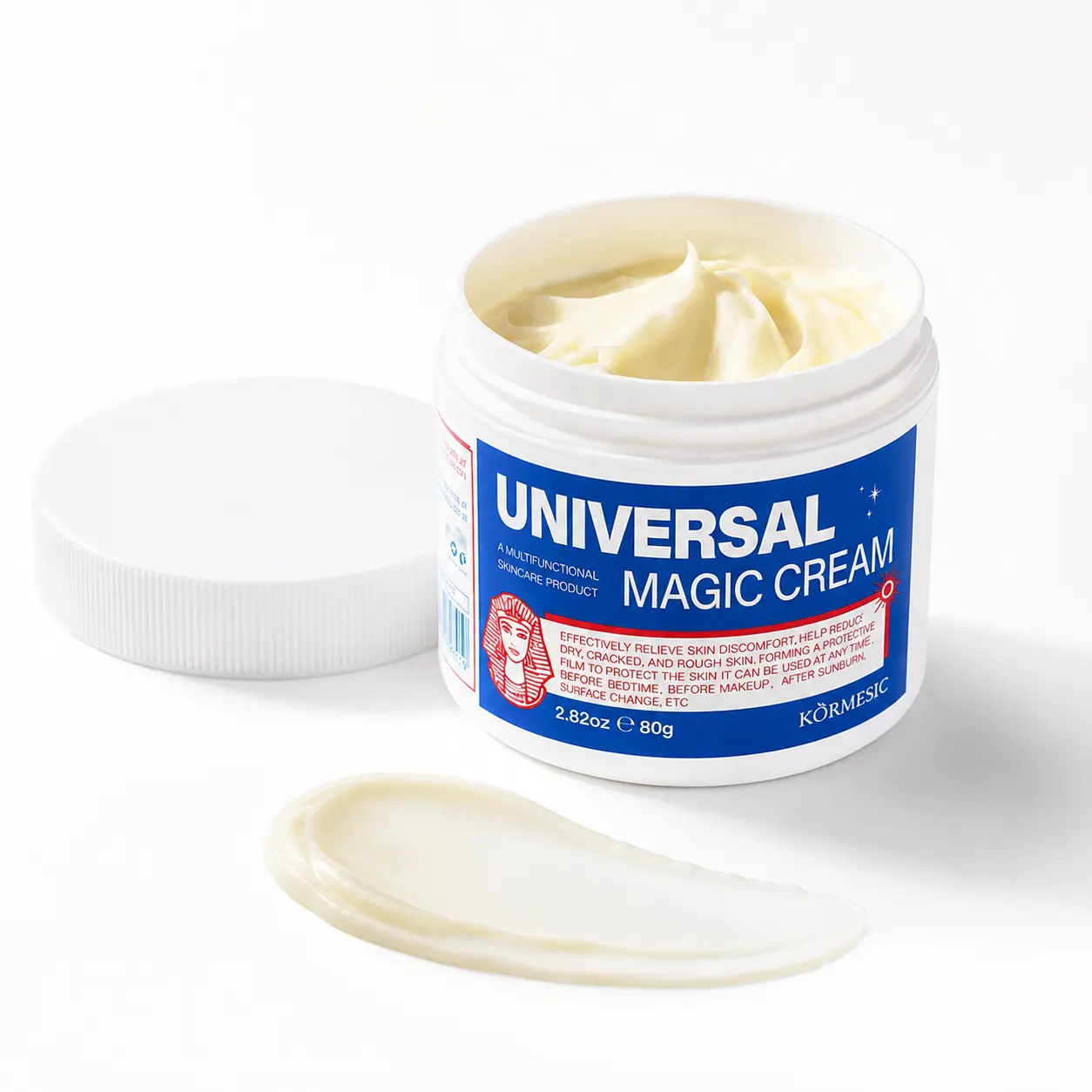 KORMESIC 80g Universal Magic Repair Cream, Multi-Use Moisturizer for Cracked Dry Skin & Sunburn Recovery