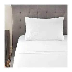 Bodipedic Custom Comfort Memory Foam Cluster Jumbo Bed Pillow