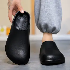 Unisex Black EVA Clogs - Comfortable Slip-On Work Shoes for Nurses, Chefs, and Office Use - Lightweight, Non-Slip Sole, Textured Design for Enhanced Grip cowboy boots