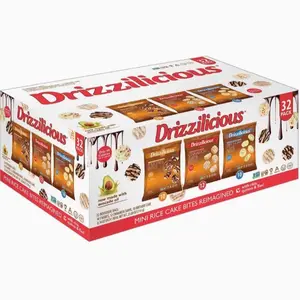 Drizzilicious Mini Rice Cakes Variety Pack, 0.74 oz., 32 pk.