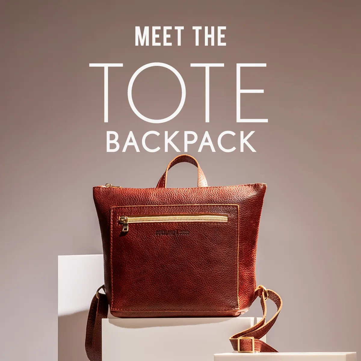 Portland Leather Tote Backpack - Real Leather Convertible Bag & Travel Backpack Portland Leather Tote Backpack - Real Leather Convertible Bag & Travel Backpack