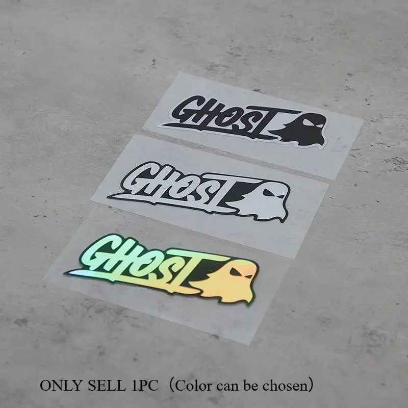 1PC High-Quality "GHOST" Car Sticker - Spooky Halloween Paint Style. Self-adhesive & Durable, Automotive Decals, Sticker Decals For Cars, Fits Cars/Windows/Motorcycles, Home & Vehicle Decor, Vehicle Decoration