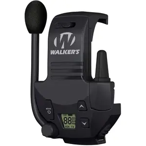 Walkie Talkie Attachment - 22 Channels 3 Miles Range Distance Voice-Activated Handsfree Communication Device for Razor Shooting Muffs, 3 AAA Batteries Included