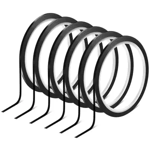 Whiteboard Tape 6 Rolls 1/8  Thin Dry Erase Art Charts & Whiteboards Pinstripe Paper Tape 108 Feet per Roll