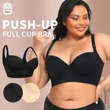 New-Plus size girls' bra, comfortable, slimming and anti-sagging