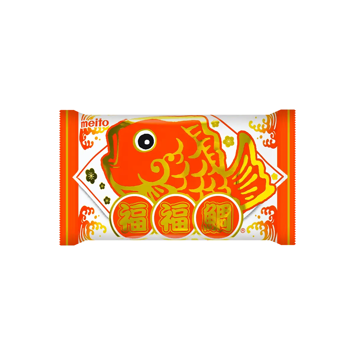 MEITO Japanese Taiyaki Fish Cake - Lucky Chocolate Flavor (3 Packs) - Limited Edition 16g Each