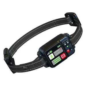 GPS Wireless Dog Fence Shock Collar, Outdoor Waterproof Pet Training & Anti-Lost Geofence Collar for Dogs