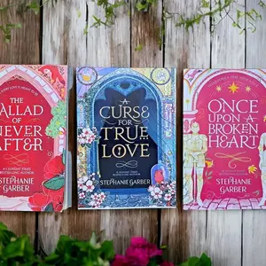 Once Upon a Broken Heart 3-Book English Paperback Novel Collection Set by Stephanie Garber - Includes The Ballad of Never After, A Curse For True Love - Screen-Free Love & Curses Heart Novel Gift for Happily Ever After Enthusiasts