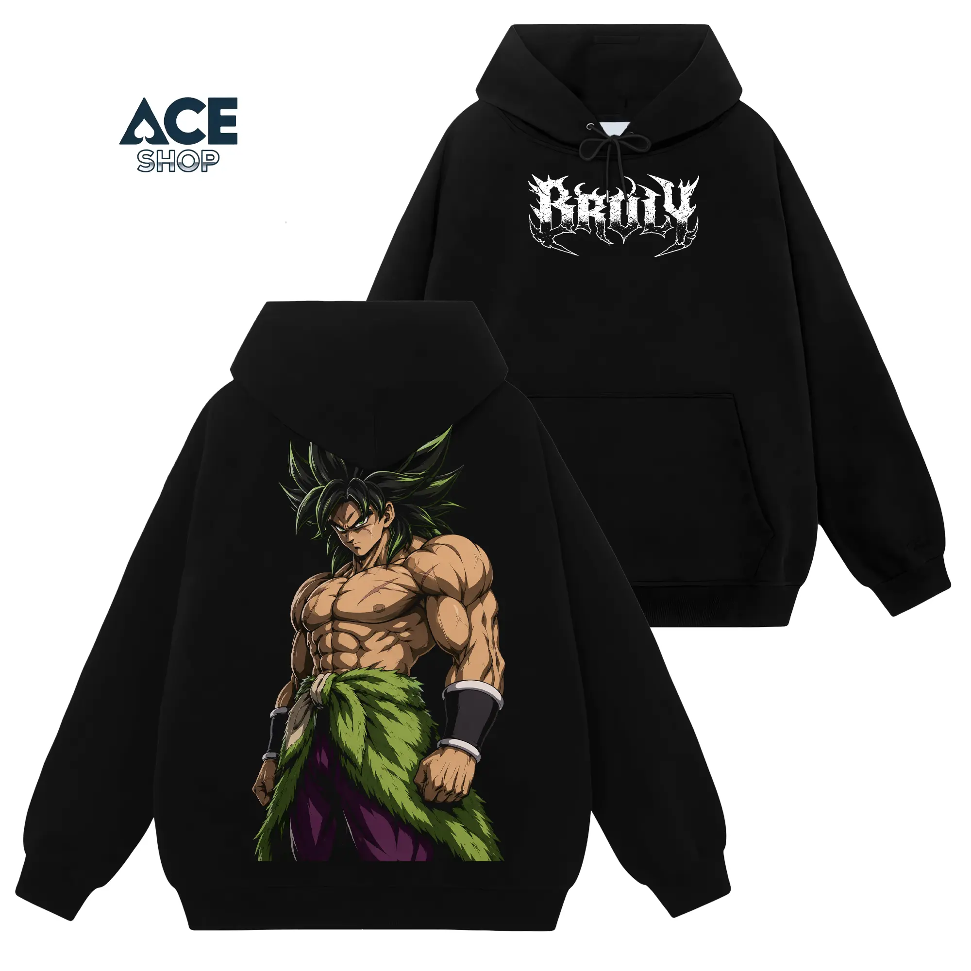 [Ace Shop] Super Broly - Dragon Ball #494 Hoodie T-Shirt Sweatshirt Retro Vintage Unisex Graphic 90s Cotton, Gift For Wibu, Anime Manga Y2K Streetwear
