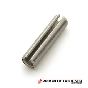 Driv-Lok SLTP3751500CP Slotted Spring Pin .375 in. Dia x 1.50 in. Long 420 Stainless Steel Passivated Pack - 25 Pieces