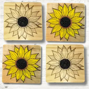 Sunflower Coasters