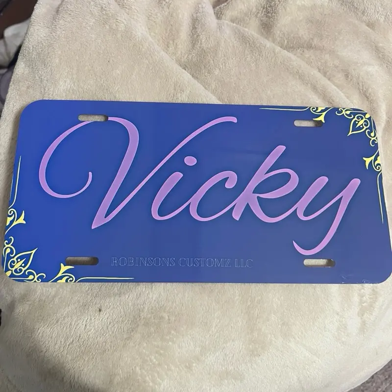 Personalized Name License Plate – Custom Aluminum Car Tag Gift
