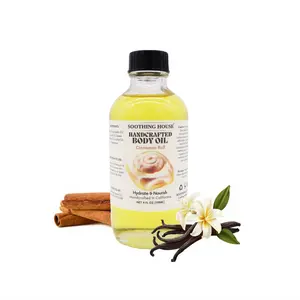 Cinnamon Roll Handcrafted Body Oil - Moisturizing and Nourishing for Soft and Smooth Skin Aroma Coconut