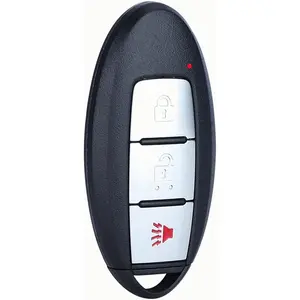 Keyless Entry Remote Key Fob, 3 Button Car Induction Smart Key for Nissan