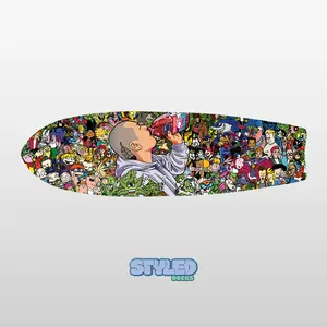 doggface208 5th anniversary longboard 36 inch x 9.25