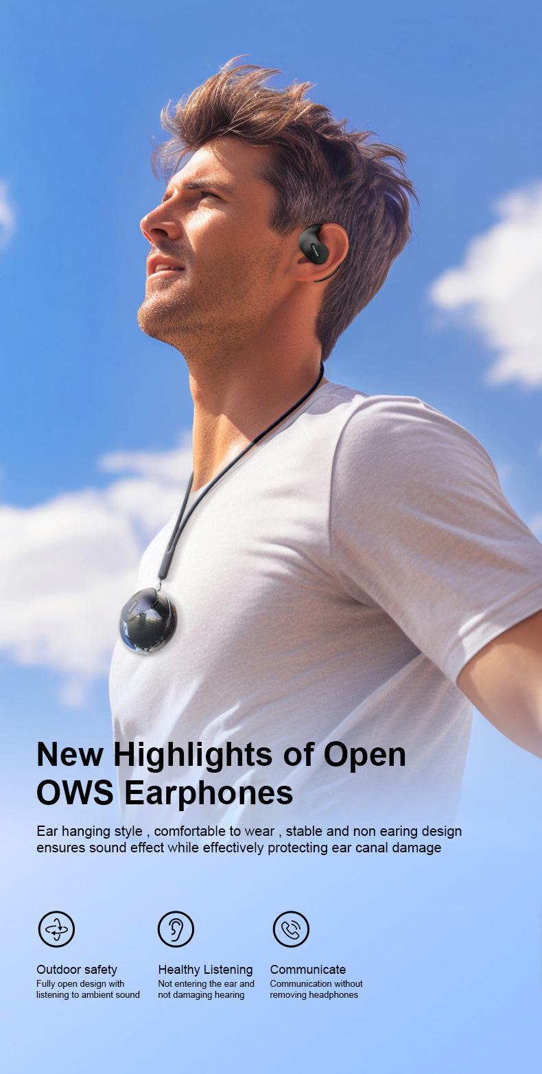 ERAZER X15 Pro Over the Ear Wireless Earbuds – Beige, Black, Purple ERAZER X15 Pro Over the Ear Wireless Earbuds – Beige, Black, Purple