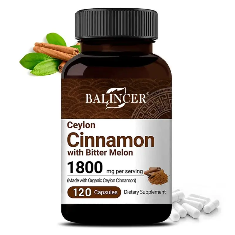 Balincer Ceylon Cinnamon Health Supplement—Supports Bone and Blood Sugar Health 120 Capsules