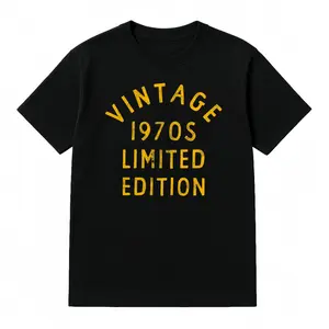 Vintage 1970s Limited Edition T-Shirt Fun Cool 1970s Theme Classic Women's Tee Cotton Loose Fit Unisex Graphic Tee