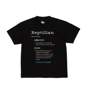 Bella+Canvas Unisex Cotton Crew Neck T-Shirt - Reptilian Meaning - Modern Fit - Soft & Lightweight - Everyday Wear Top