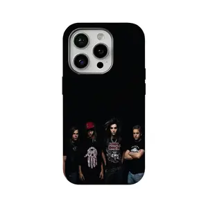 Western Rock-Themed "Real-Person" Style Legendary Band Tom Kaulitz 2-in-1 Film-Integrated Phone Case — Compatible with iPhone 12, 13, 14, 15, 16, 17 Series — Unique & Creative Design