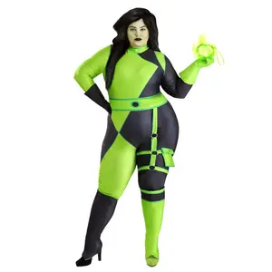 Plus Size Disney Kim Possible Authentic Shego Costume (© Disney)