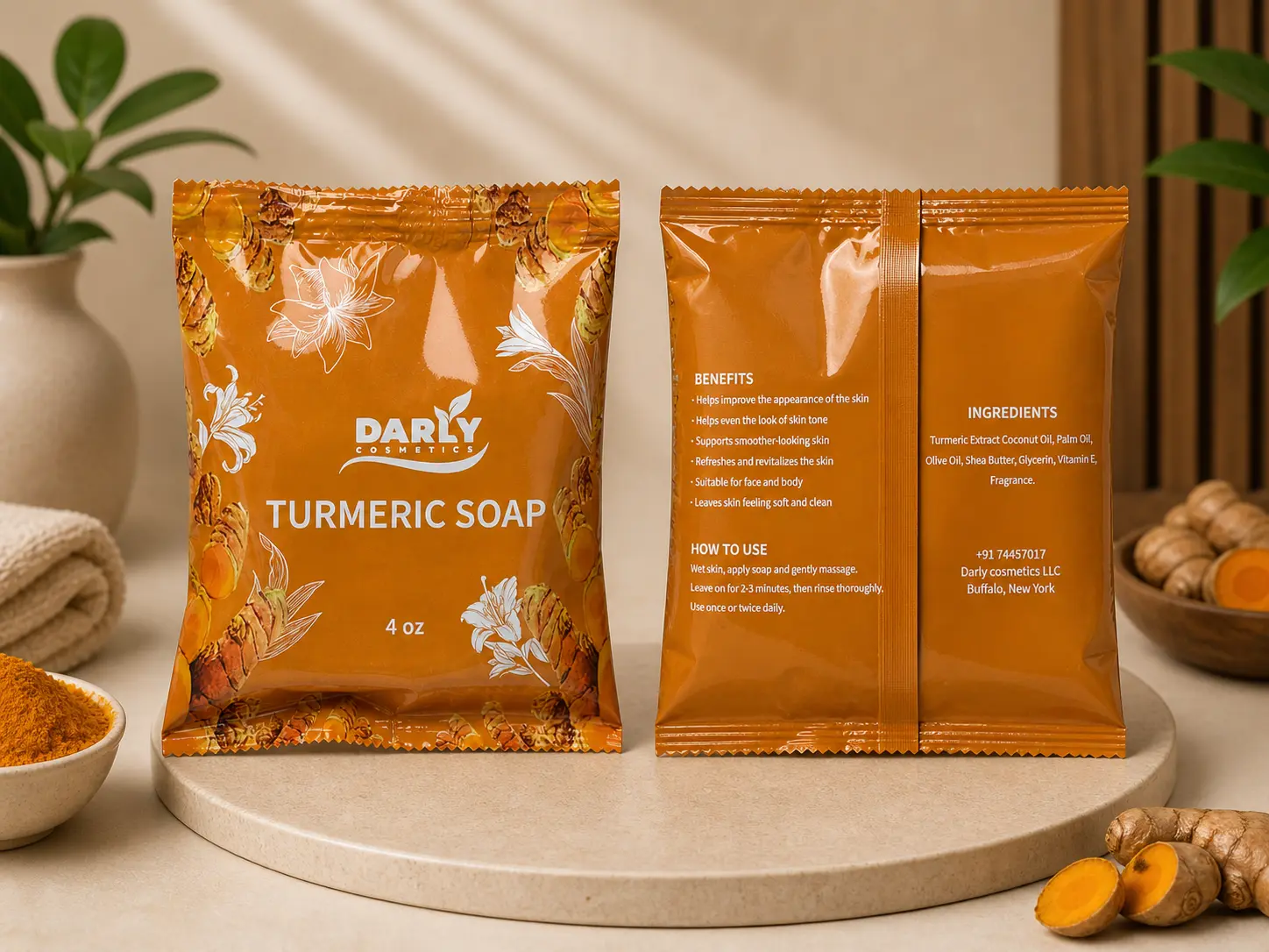 Pure Turmeric Soap 1 bar