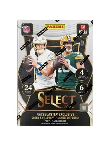 2024 Panini Select Football NFL 6-Pack Blaster Box (Green & Yellow Shock!)