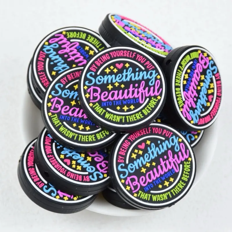 By Being Yourself 2D Silicone Focal Bead (1 pc)