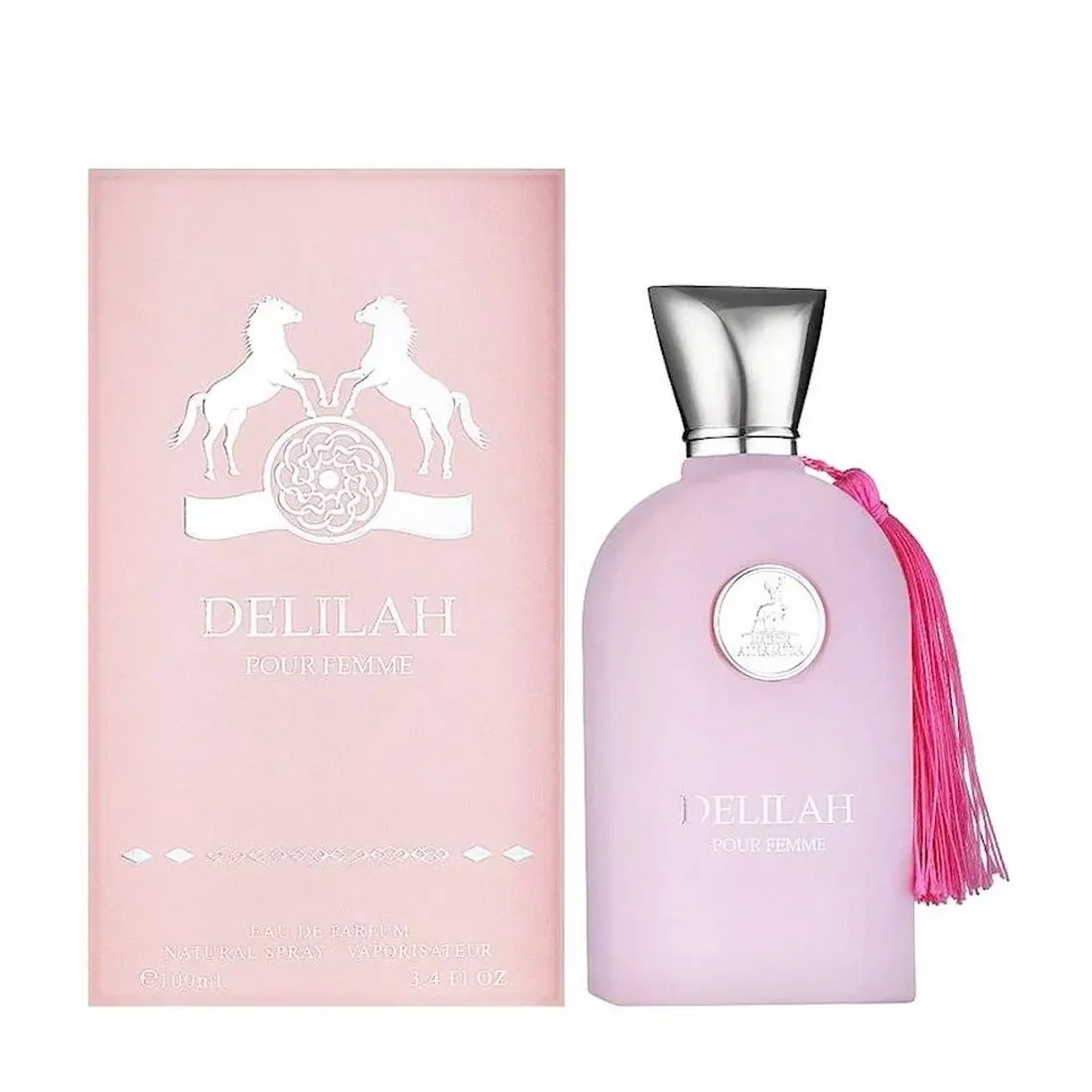 Maison Alhambra | Delilah Pour Femme | Women's Fragrance | 100ML - 3.4 0Z | Eau De Parfum | Rhubarb, Litchi and Bergamot