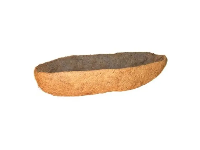 7 x 30 in. Coco Fiber Trough Plant Basket Liner