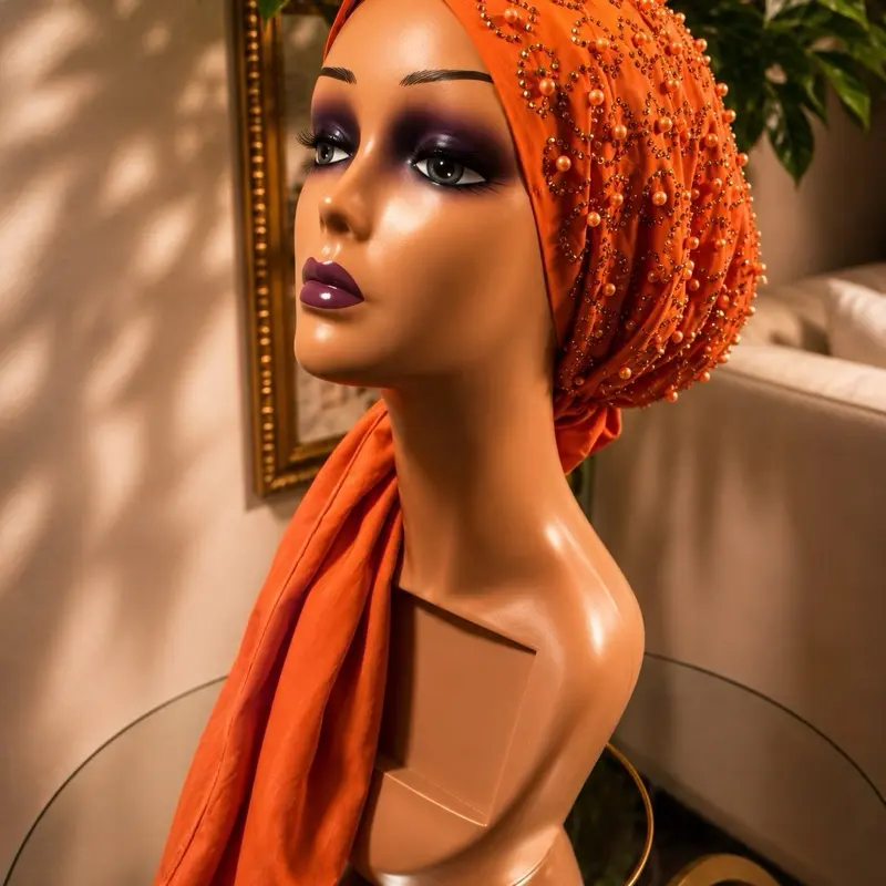 Stoned Beaded Turbans, Fashion Hair Accessory Headband for Women