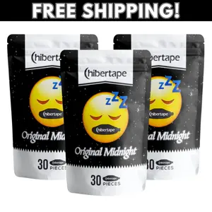 Hibertape - BUNDLE PACK Unscented Mouth Tape for Sleeping and Snoring, Jawline Shaper for Men and Women, Sleep Like a King or Queen, Free Your Sleep Hostage, CPAP Friendly, Oral Healthcare, Smooth and Aroma Free