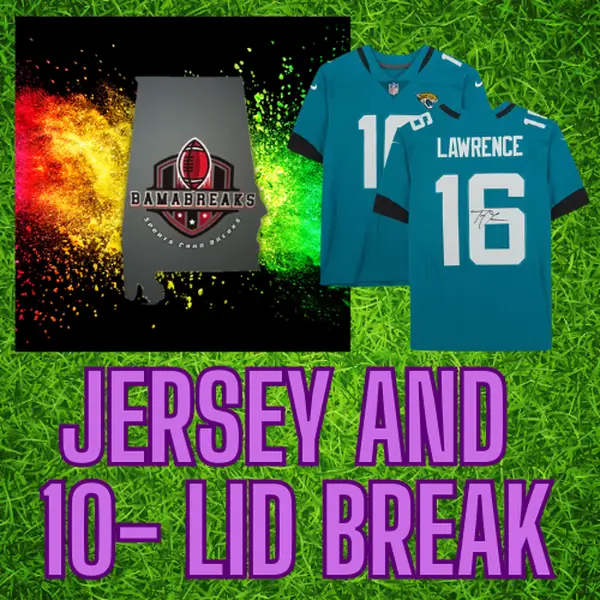 BamaBreaks 2023 Prizm Football Pack 1 Jersey 10 BamaBreaks Lids