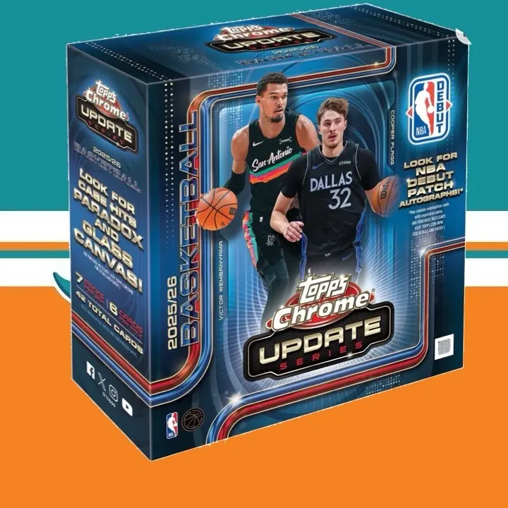 2025/26 Topps Chrome Update Series Basketball Mega Box