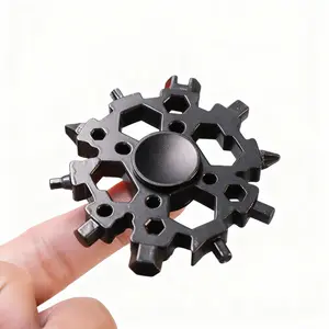 Snowflake 23 in 1  Multi-Tool, Fidget Spinner ,Bottle Opener/Flat Phillips/Portable Wrench/Screwdrivers Finger Gyroscope tools and gadgets, Multi-Purpose tool kit set, Use Hardware Toolkit