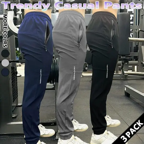 Men’s regular-fit solid-color drawstring-waist sweatpants with casual zippered pockets, suitable for everyday wear and workouts.Please refer to the size chart before purchasing sportswear.