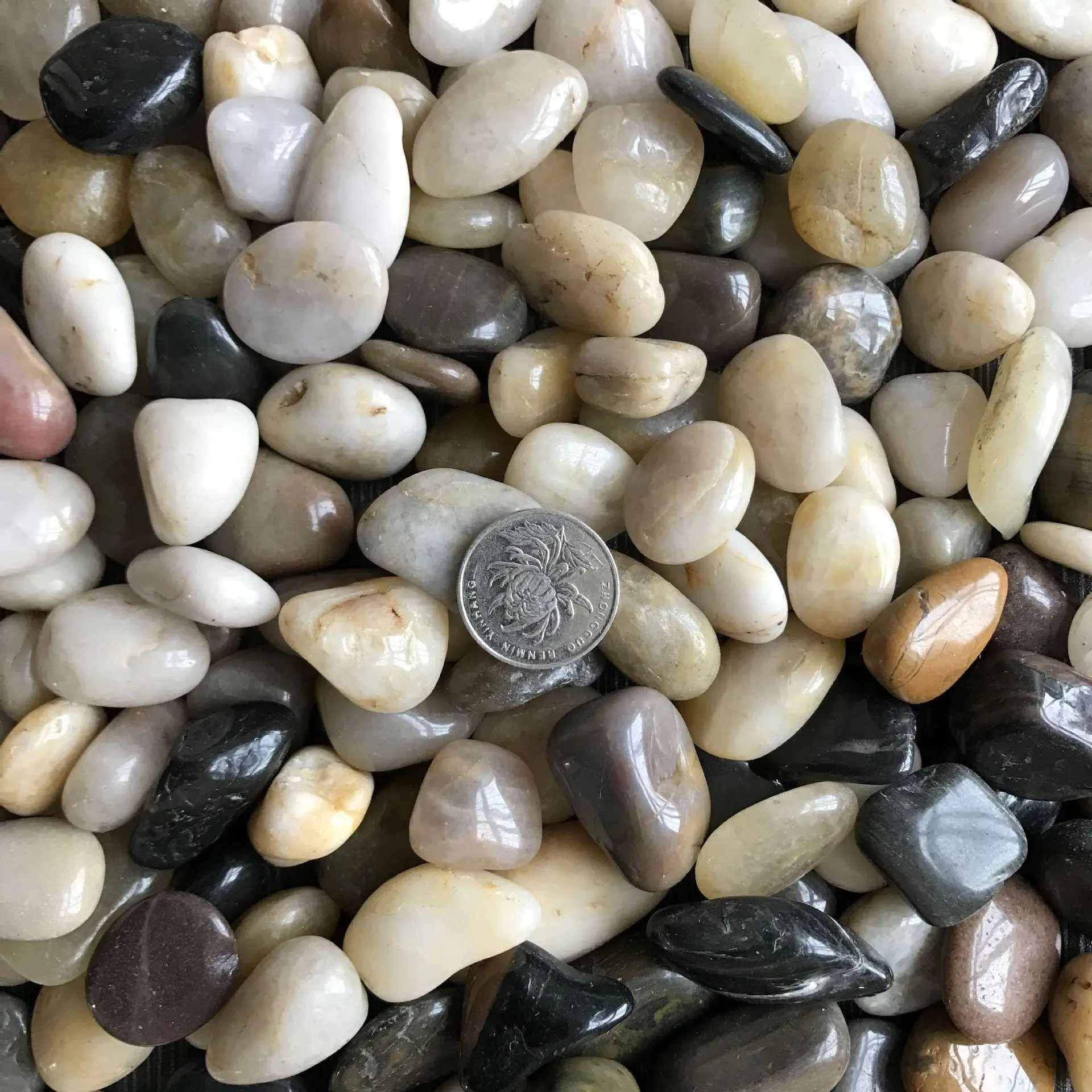 Multi-application Mixed Color Decorative Stone (1 Pack), 14.1oz/400g Stone for Garden Decor, Fish Tank Decorations, Aquarium Supplies, Flower Pot & Succulent Plant