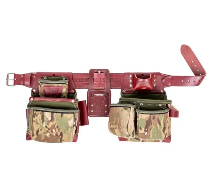 Occidental Leather Oxylights Framer Set with Double Outer Bags MultiCam and Oxy Red Large