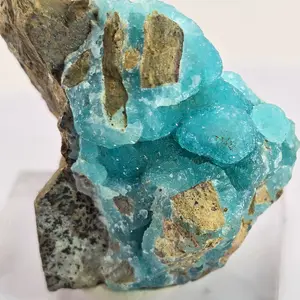Hemimorphite from Congo - High Luster, Botryodial Mineral Specimen