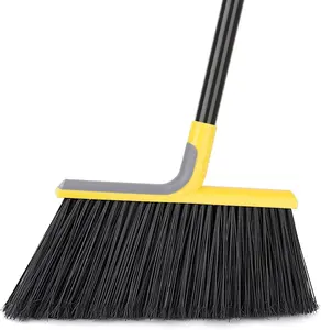 Outdoor Broom for Floor Cleaning,58" Heavy-Duty Commercial Broom for Sweeping Concrete Courtyard Garage Patio Indoor Home Kitchen Office Lobby
